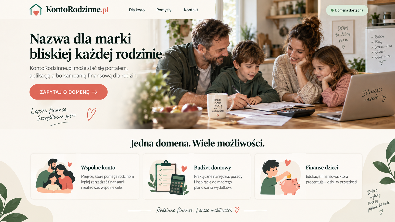 Podgląd koncepcji Rodzina i Budżet